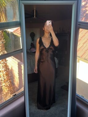 3 for $20 - Wild fable XS Satin Lace-Trim Slip Dress